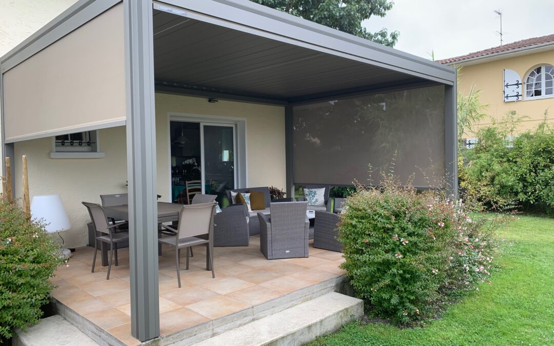 Pergola bioclimatique à Gradignan