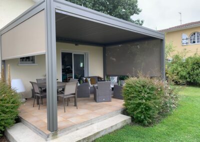 Pergola bioclimatique à Gradignan
